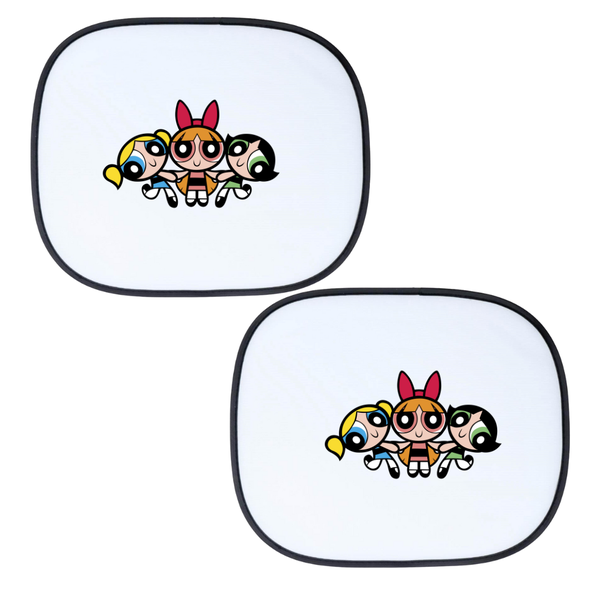 Katz Designs Car Sun Shades - Powerpuff Girls