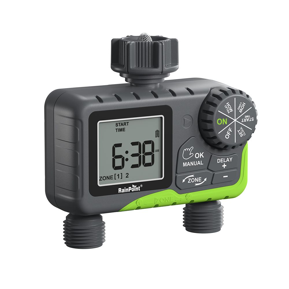 RainPoint Wireless Digital 2-Zone Irrigation Timer