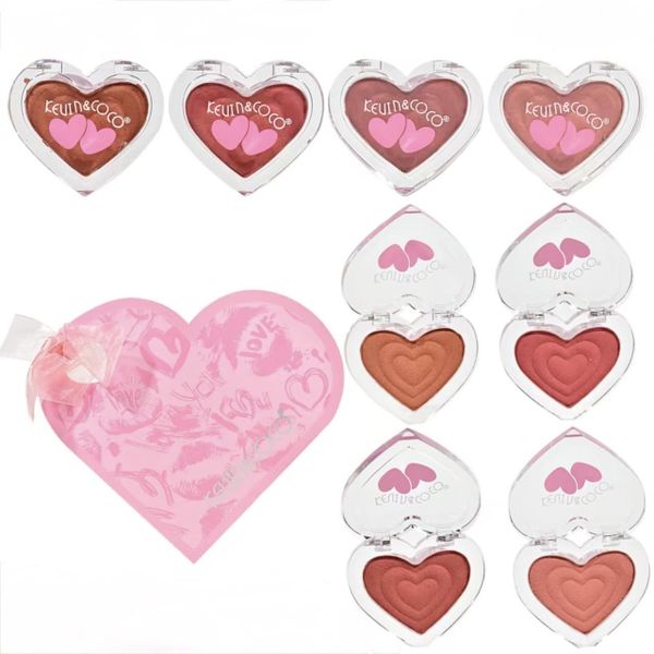 4 Piece Mousse Heart-Shaped Blush Collection