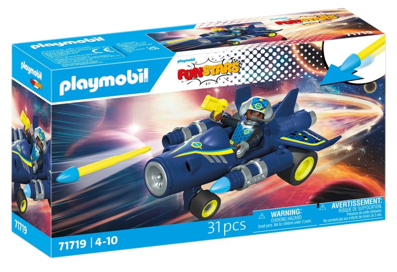 Playmobil Funstars - Racing Space Jet (31 Pieces)