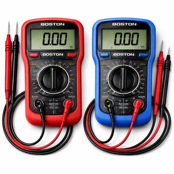 BOSTON DIY Digital Multimeter AC DC Voltage Current Tester LCD Meter