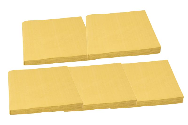 Serviettes - 20s Gold x 5 Pack