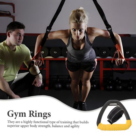 Workout Rings Set with Straps