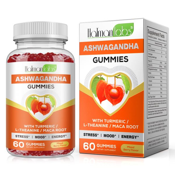 Hatmanlabs Ashwagandha Gummies - 60 Gummies