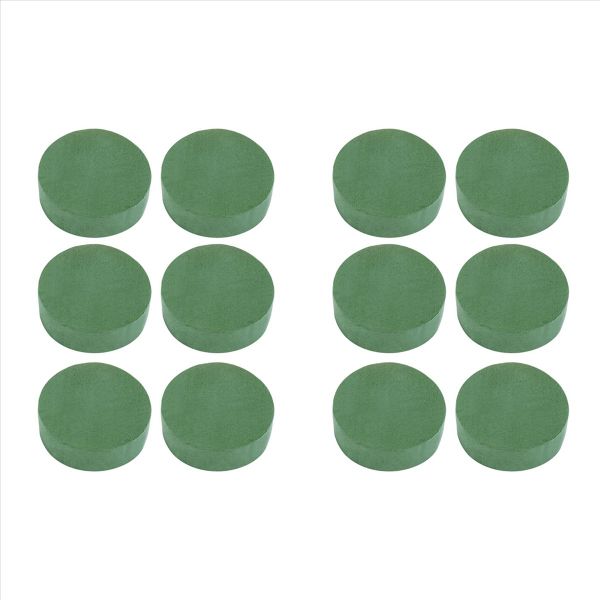 6 Pcs Round Floral Foam Blocks 4 72 Inch For Artificial Flowers