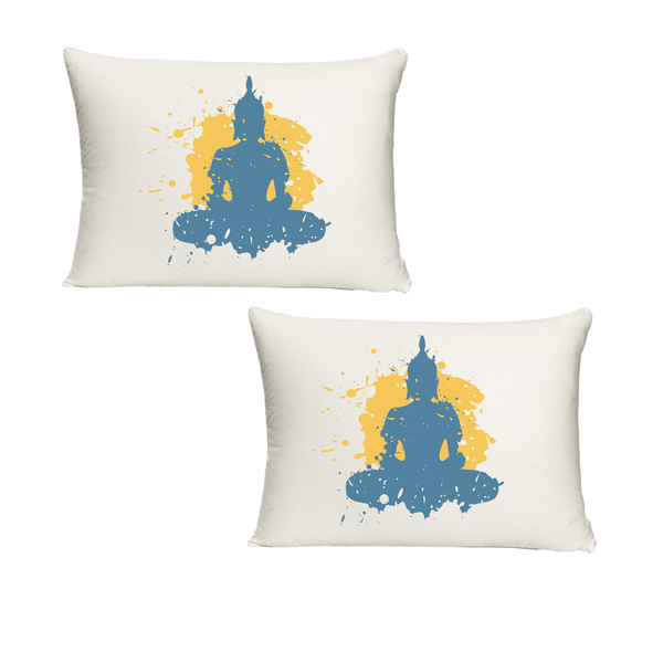 BG - Buddha 2 Twin Standard Pillow Cases