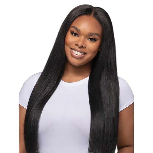 Joedir 360Lace Frontal Wig Long Straight 100% Brazilian Scarlet 1B