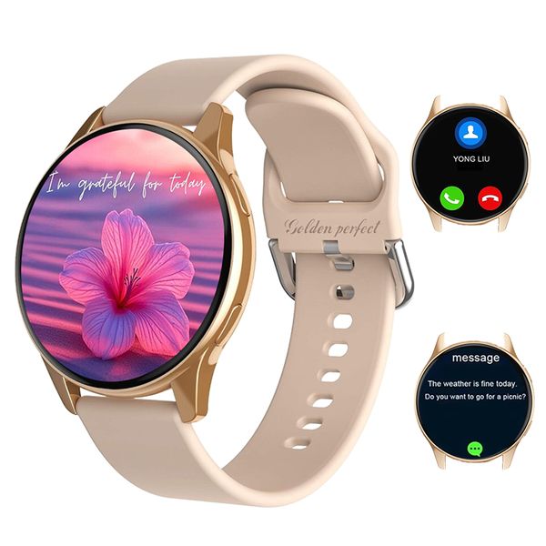 Android &amp; iOS Compatible Women's Sport Smartwatch Fitness Tracker Counter