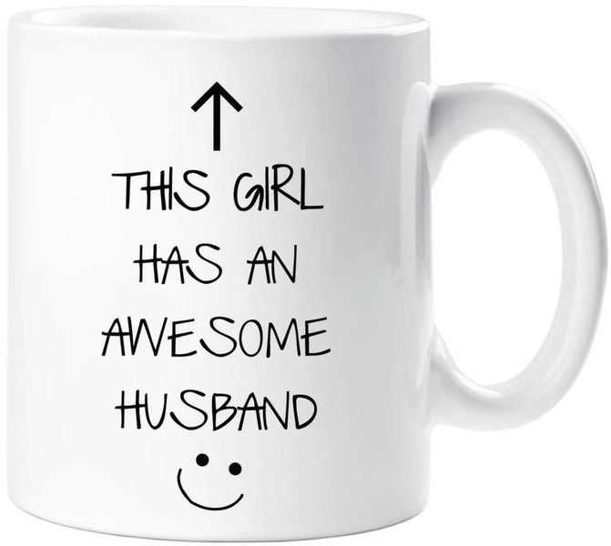 This Girl Has An Awesome Husband Birthday Anniversary Valentine Gift Mug