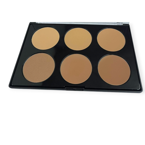 6 Colour Colour Concealer,Colour Correcting Contour And Concealer Powder