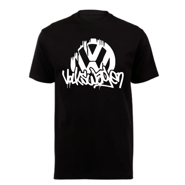 White VW Dripping T-Shirt