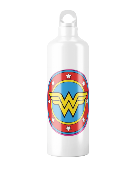Katz Designs - Metal Water Bottle - Wonder woman