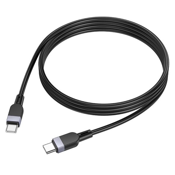 Hoco. 60W USB-C to USB-C Fast Charging SIlicone Data Cable -3m /AntiBending