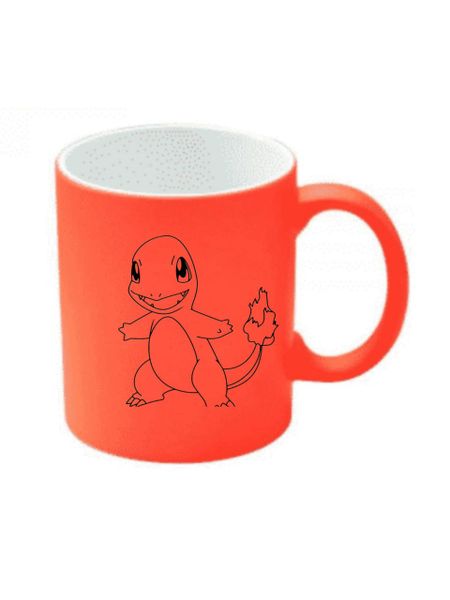 Neon Dragon Printed Coffee Mug