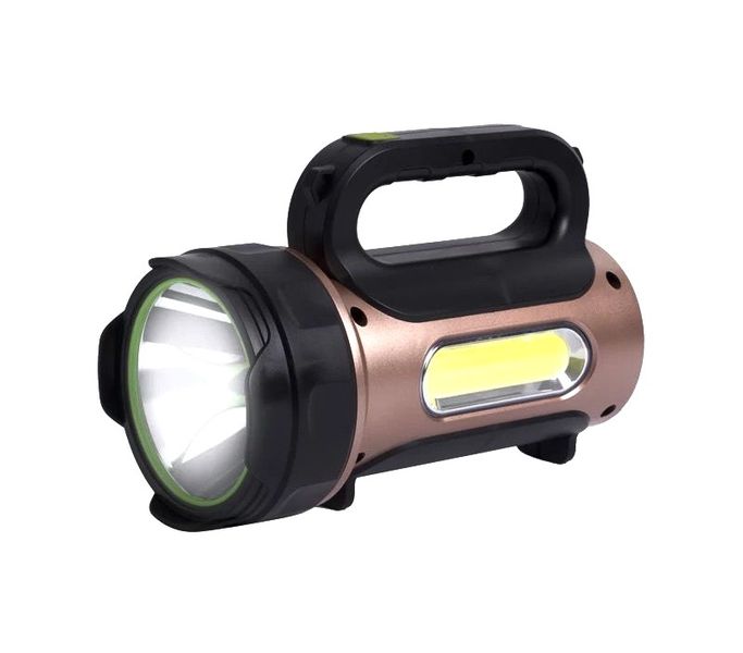 Searchlight Portable USB Rechargeable 3 Modes Front Flashlight - Rose Gold