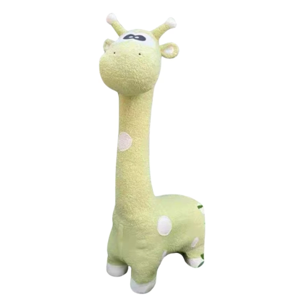 Single Seater Plush Giraffe Kids Fabric Sofa