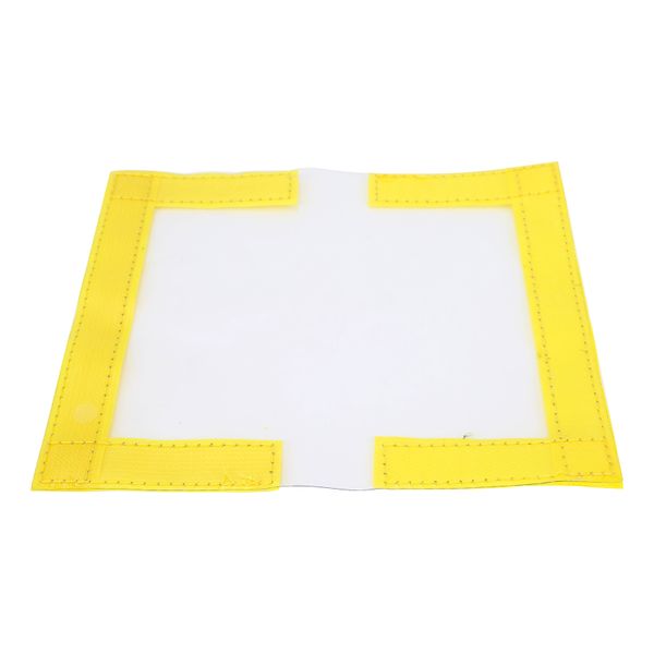 Yellow Small Transparent Hook Cover Bag
