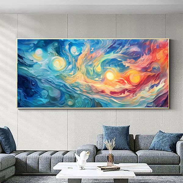 Canvas Wall Art - Oceanic Dreams Abstract - 0836