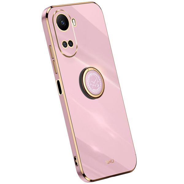 Electroplated Phone Case with Ring Holder Compatible with Samsung Galaxy S23 Ultra