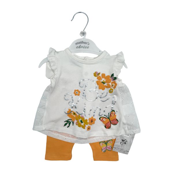 Mothers Choice Infants Girls 2 Piece Set - Be Kind
