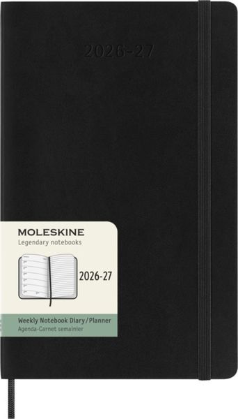 Moleskine 2027 18m Black Large Weekly Soft