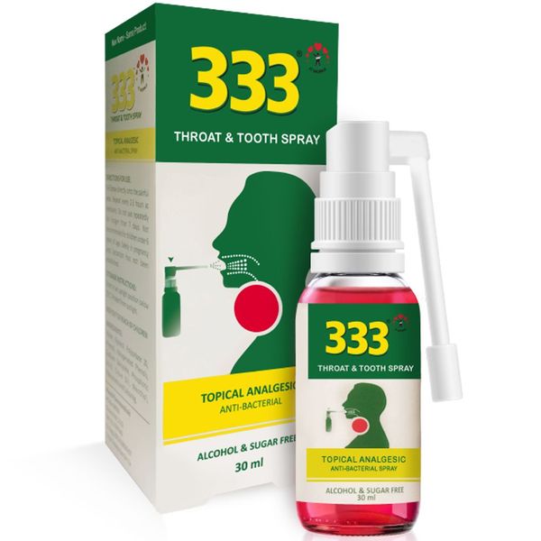 333 Throat &amp; Tooth Spray