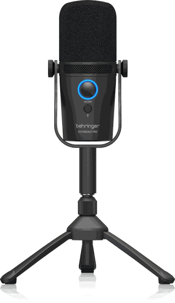 Behringer D2 Podcast Pro Large-diaphragm Dynamic USB Microphone