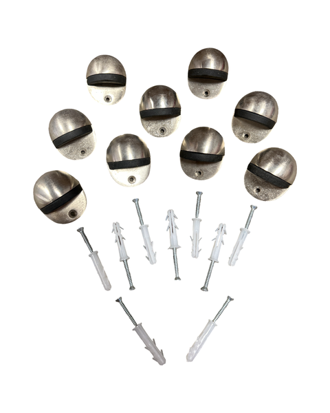 Half Moon Zinc Door Stop Combo 9