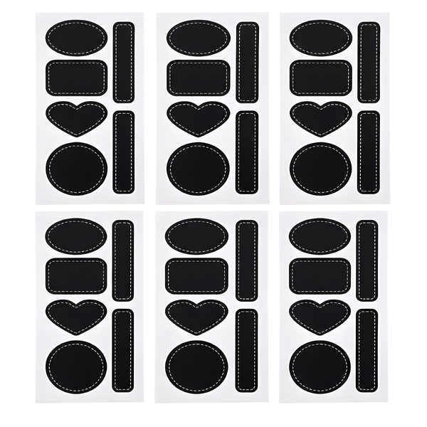 48-Pieces Reusable Chalkboard Labels for Home Organization