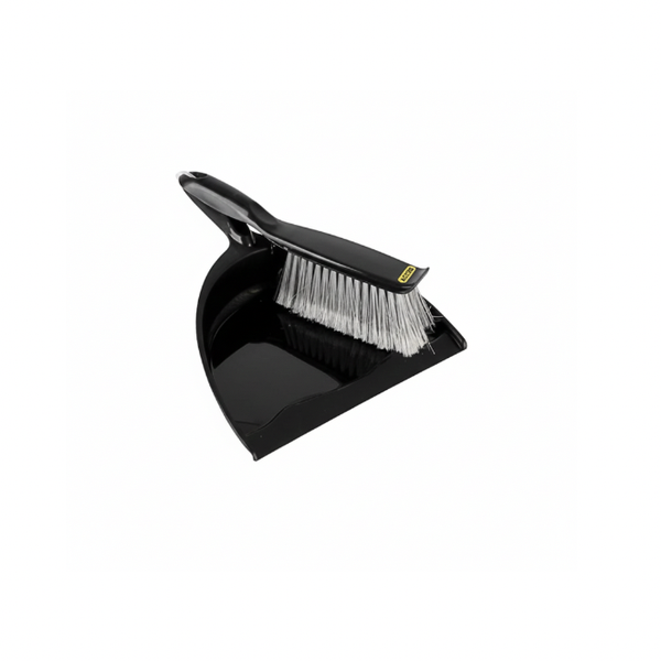 Modern Black Dustpan &amp; Brush Set