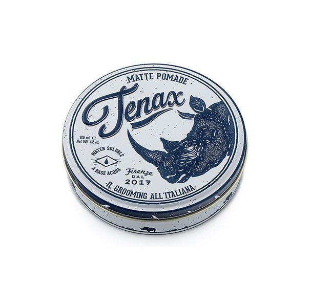Tenax Italy Pomade Matte Strong 125ml - Grey Tin
