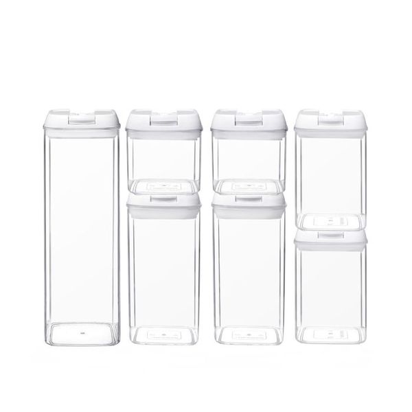 Pantry Storage Container Set - 7-Piece Airtight Design