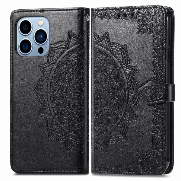 Leather Wallet Case Compatible With iPhone 13 Pro Max Flip Cover