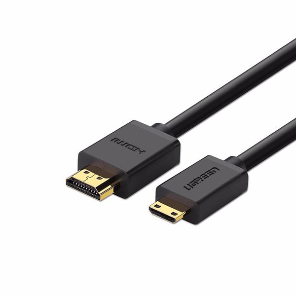 UGreen Mini HDMI M to HDMI 2m Cab-BK