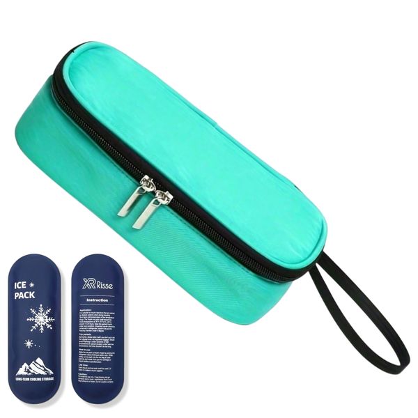 Portable Insulin &amp; Breast Milk Cooling Case with Ice Packs