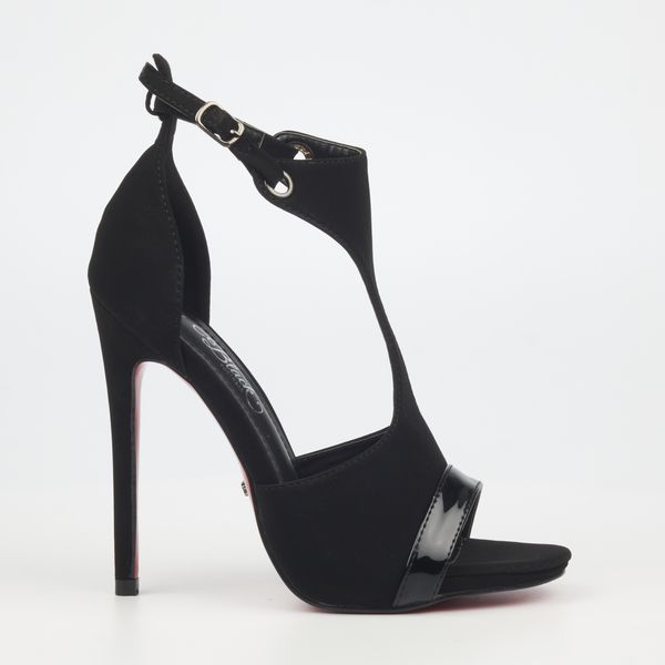 Miss Black Women Black Patent Pu Platform image