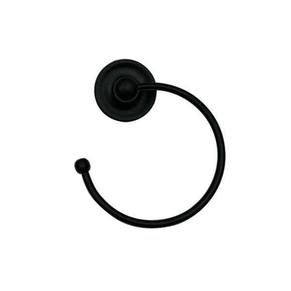 YB Ambiente - Classic Matt Black Towel Ring