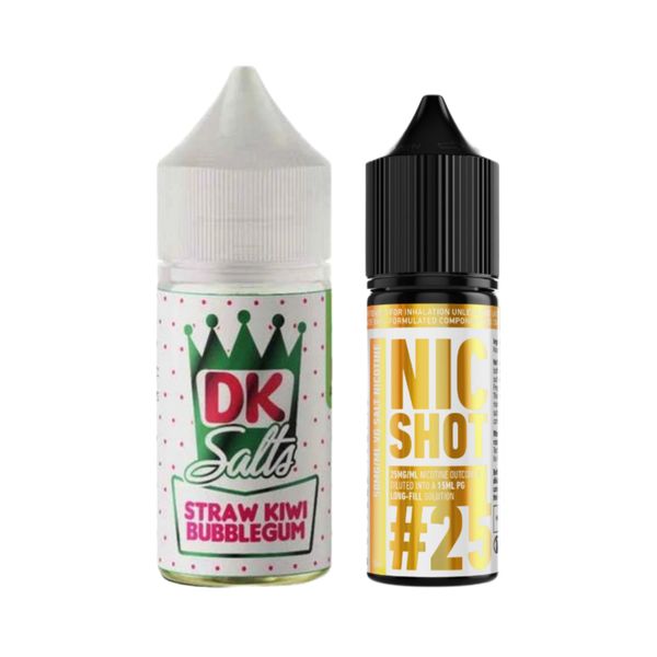 Donut King 30ml E-liquid 25MG Juice - Straw Kiwi Bubblegum
