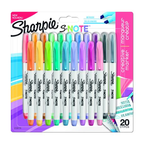 Sharpie S Note Highlighters Chisel Tip Assorted Colors Pack Of 12