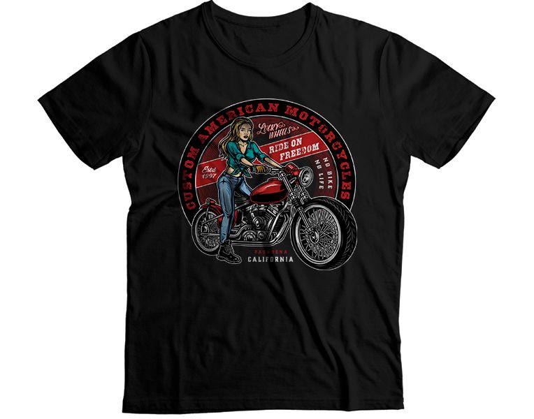 Ride on Freedom Graphic T-Shirt