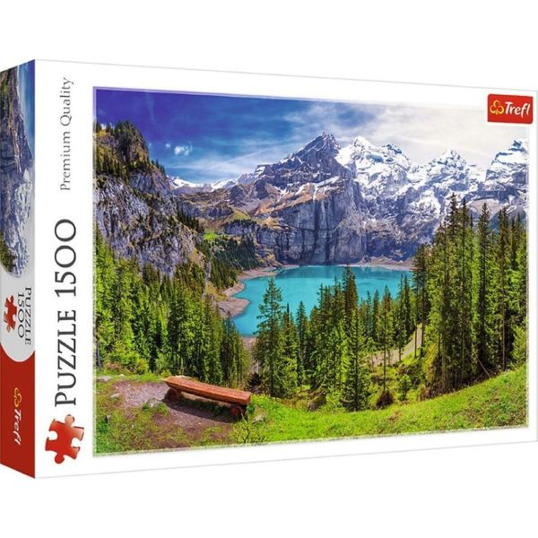 Trefl Lake Oeschinen, Alps, Switzerland - 1500 Piece