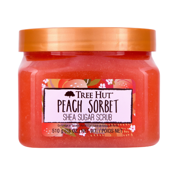 Tree Hut Peach Sorbet Shea Sugar Scrub - 510g