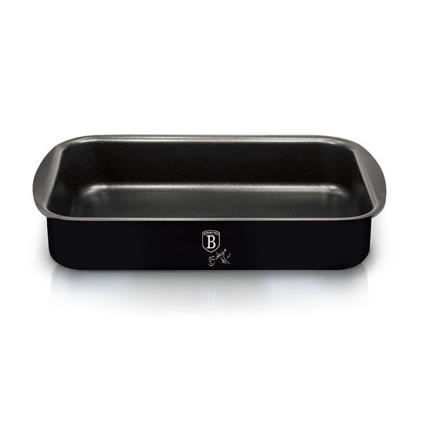 Berlinger Haus 40cm Non-Stick Oblong Roaster Pan - Black