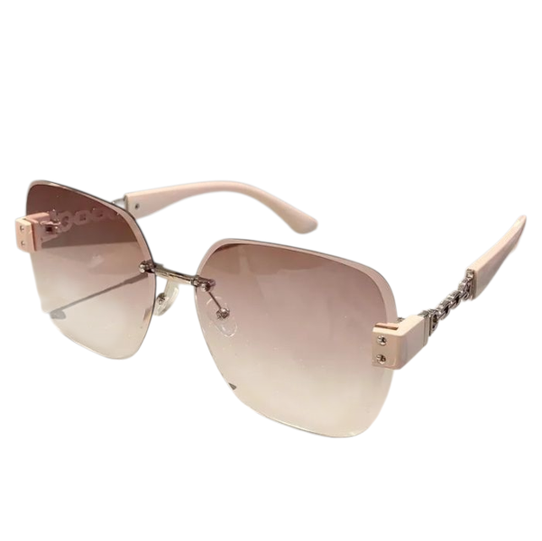 Women's Gradient Frameless Square Fashion Sunglasses - High-End Chic Design