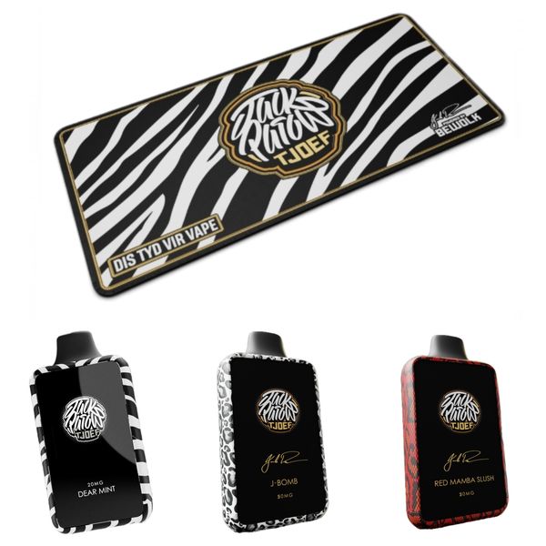Jack Parow Tjoef MMF Dispo Vape 10k Puffs 20MG - Frankie Combo (Pack of 4)