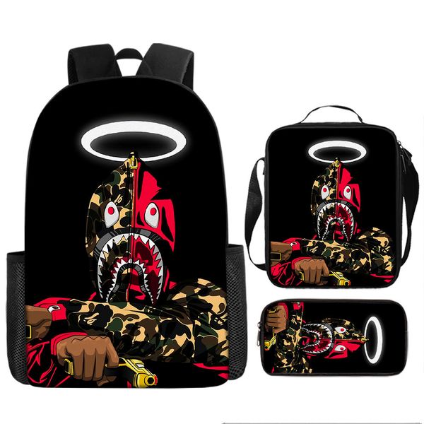 Lunch Box &amp; Pencil Case Combo Shark image
