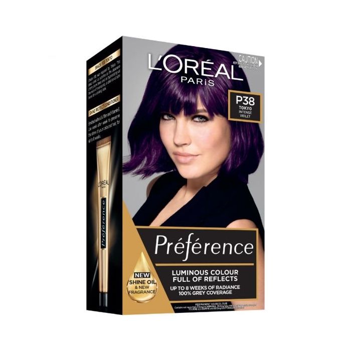 LOreal Preference Permanent Hair Dye Deep Purple Shop Today Get It 