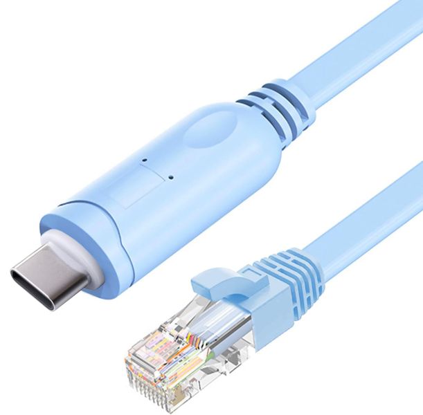 PTech USB Type-C to RJ45 Console Cable - 1.8m
