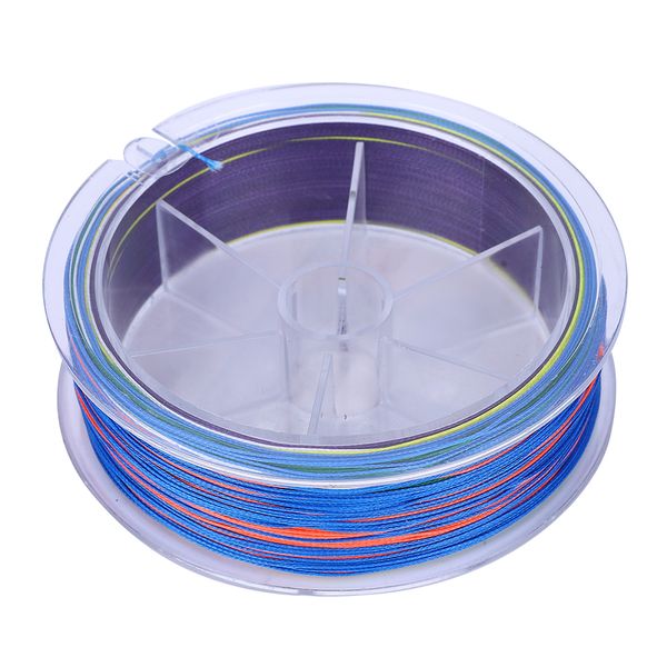 High Density PE Fishing Line, 8 Strands Woven, 100M Colorful