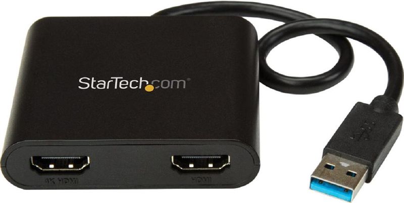 Startech (USB32HD2) Adapter, USB 3.0 to Dual 4K HDMI